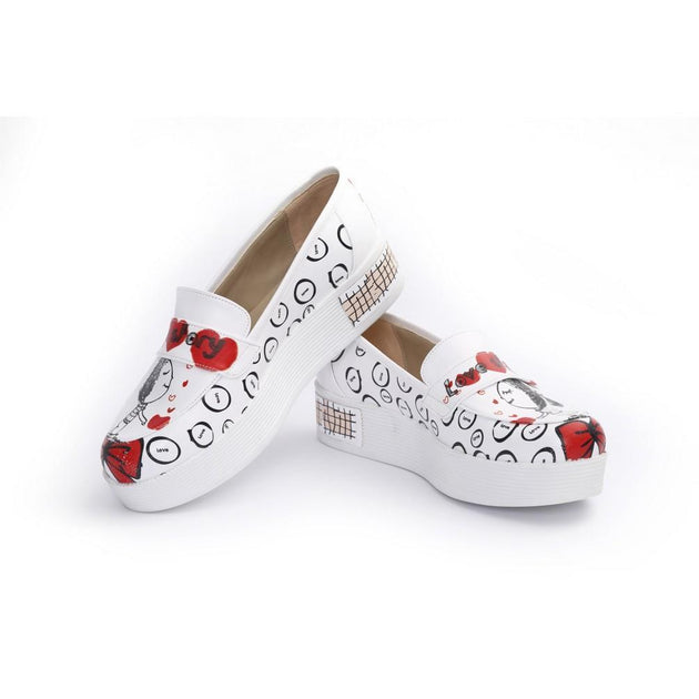 Love Slip on Sneakers Shoes NFS501