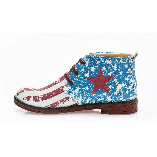 Flag Ankle Boots NHP107 - Goby NEEFS Ankle Boots 