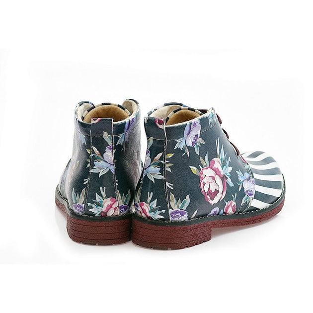 Flowers Ankle Boots NHP111 - Goby NEEFS Ankle Boots 