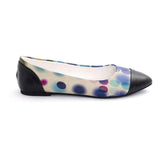 Colored Dots Ballerinas Shoes NMS108, Goby, NEEFS Ballerinas Shoes 
