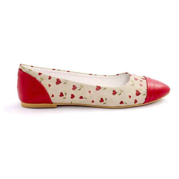 Hearts Ballerinas Shoes NMS109