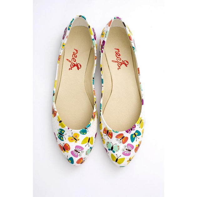 Butterfly Ballerinas Shoes NSS354, Goby, NEEFS Ballerinas Shoes 