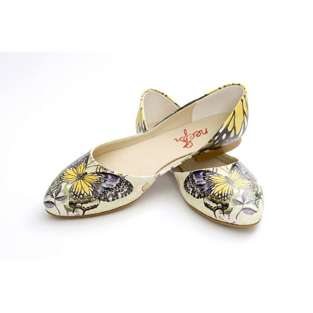 Butterfly Ballerinas Shoes NSS359, Goby, NEEFS Ballerinas Shoes 