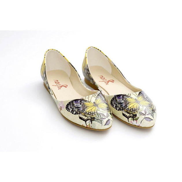 Butterfly Ballerinas Shoes NSS359, Goby, NEEFS Ballerinas Shoes 