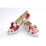 Flowers Slip on Sneakers Shoes NTS411 - Goby NEEFS Slip on Sneakers Shoes 