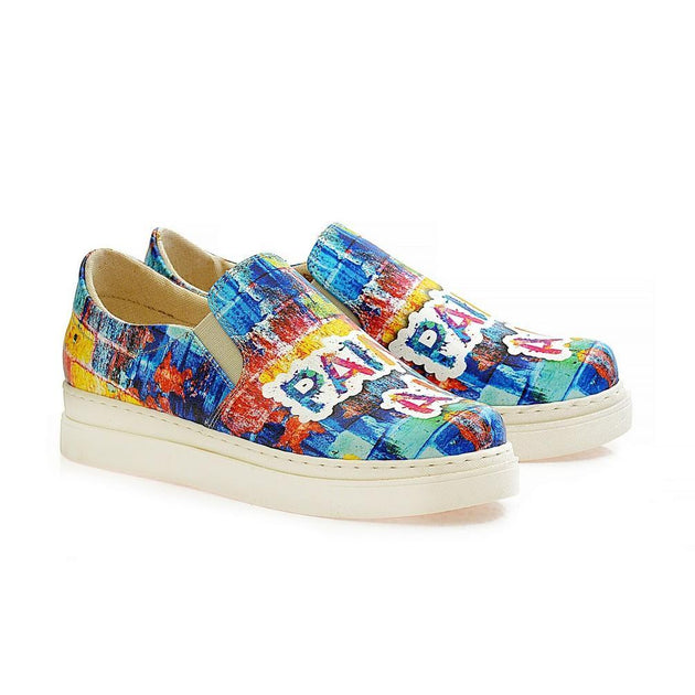 Paint All Slip on Sneakers Shoes NVN116