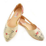 Couple in Love Ballerinas Shoes OMR7002 - Goby GOBY Ballerinas Shoes 