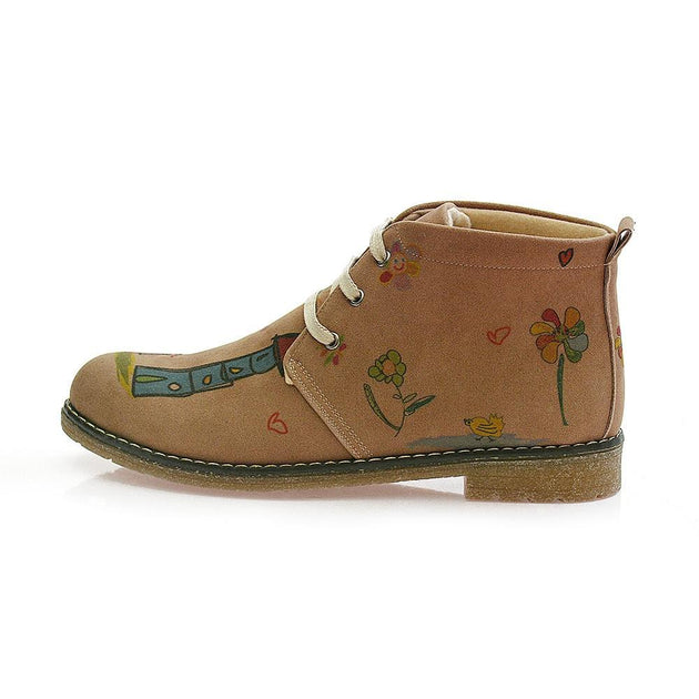  GOBY Happy Day Ankle Boots PH107 Women Ankle Boots Shoes - Goby Shoes UK