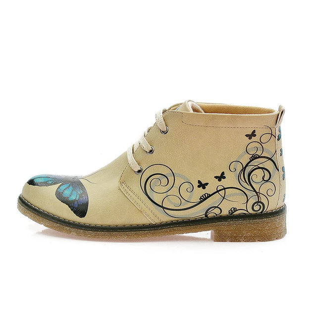  Goby PH203 Butterfly Ankle Boots Women Boots Shoes - Goby Shoes UK