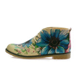  GOBY Flowers Ankle Boots PH209 Women Ankle Boots Shoes - Goby Shoes UK