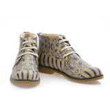  GOBY Pattern Ankle Boots PH213 Women Boots Shoes - Goby Shoes UK