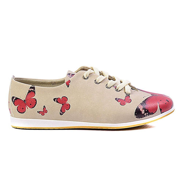 Butterfly Ballerinas Shoes SLV181, Goby, GOBY Ballerinas Shoes 