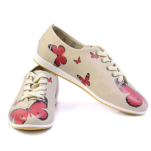 Butterfly Ballerinas Shoes SLV181, Goby, GOBY Ballerinas Shoes 