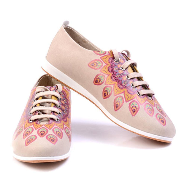 Pink Pattern Ballerinas Shoes SLV184