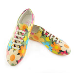 Colored Daisies Ballerinas Shoes SLV064, Goby, GOBY Ballerinas Shoes 