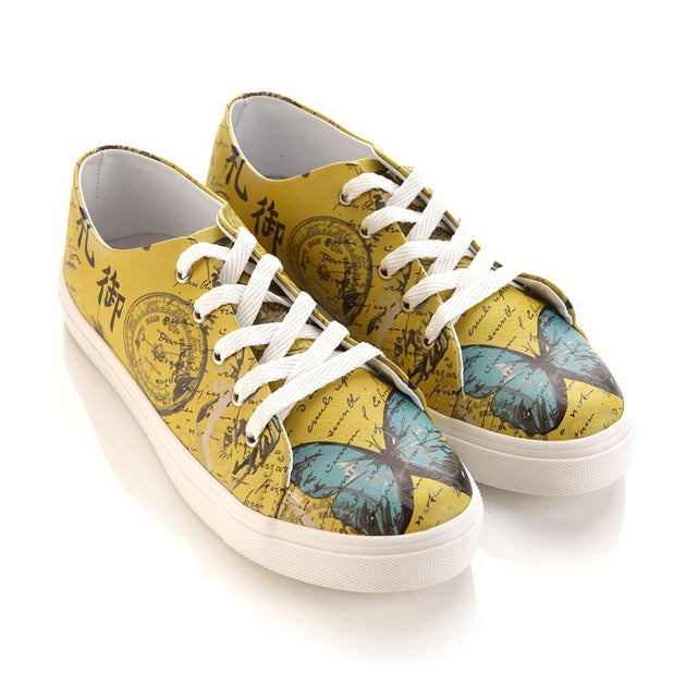  GOBY Butterfly Slip on Sneakers Shoes SPR5001 Women Sneakers Shoes - Goby Shoes UK