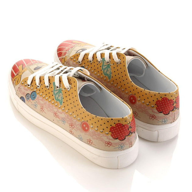  GOBY Cute Bird Slip on Sneakers Shoes SPR5009 Women Sneakers Shoes - Goby Shoes UK