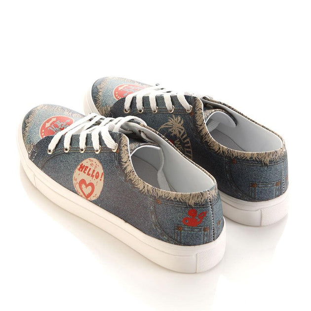  GOBY Jean Slip on Sneakers Shoes SPR5010 Women Sneakers Shoes - Goby Shoes UK