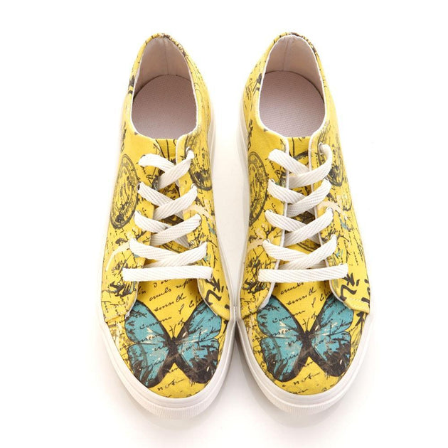  GOBY Butterfly Slip on Sneakers Shoes SPR5402 Women Sneakers Shoes - Goby Shoes UK