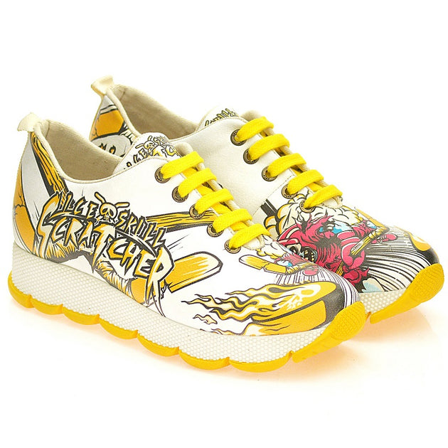  Goby SPS202 Ice Skull Scratcher Women Sneakers Shoes - Goby Shoes UK