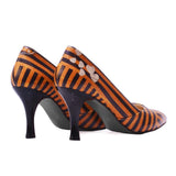 Striped Heel Shoes STL3003