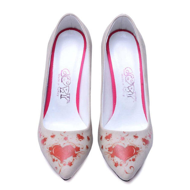 Red Heart Heel Shoes STL4411