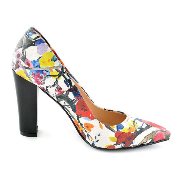 Flowers Heel Shoes STL4501