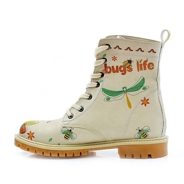 GOBY Bugs Life Long Boots TMB1007 Women Long Boots Shoes - Goby Shoes UK