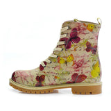  GOBY Flowers and Butterfly Long Boots TMB1016 Women Long Boots Shoes - Goby Shoes UK
