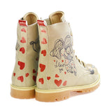  GOBY Happy Valentines day Long Boots TMB1037 Women Long Boots Shoes - Goby Shoes UK