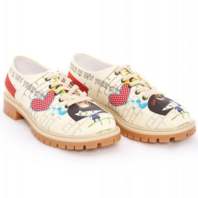 Goby TMK5502 Pretty Blossom Women Oxford Shoes - Goby Shoes UK