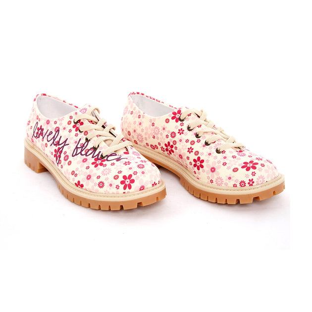  Goby TMK5504 Lovely Flower Women Oxford Shoes - Goby Shoes UK