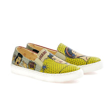 Pop Art Slip on Sneakers Shoes VN4015