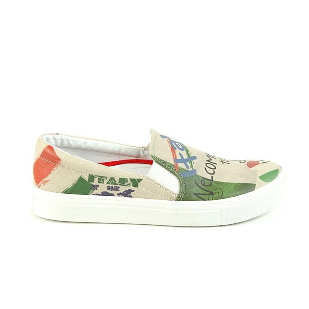  GOBY Italy Slip on Sneakers Shoes VN4017 Women Sneakers Shoes - Goby Shoes UK