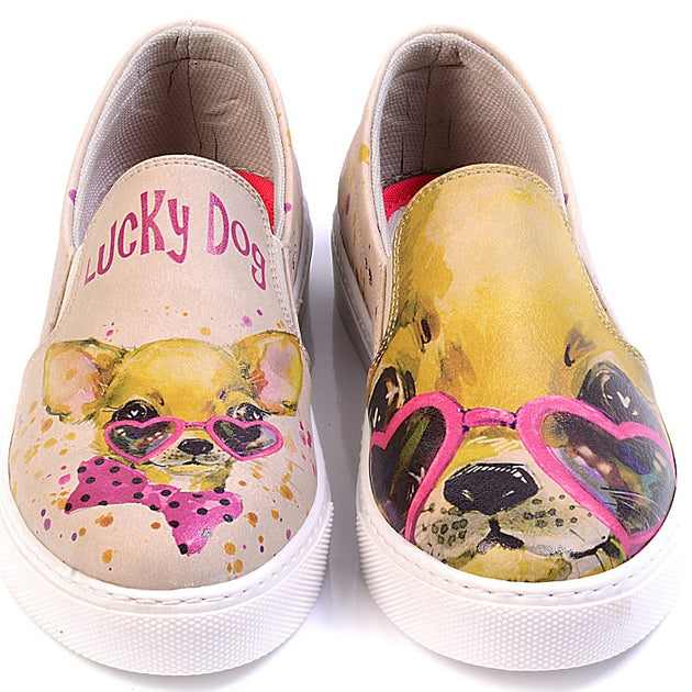  Goby VN4028 Lucky Dog Women Sneakers Shoes - Goby Shoes UK