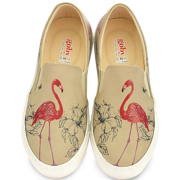  Goby VN4030 Flamingo Women Sneakers Shoes - Goby Shoes UK