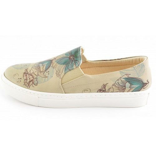  Goby VN4031 Flowers Women Sneakers Shoes - Goby Shoes UK