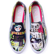  Goby VN4032 Graffiti Women Sneakers Shoes - Goby Shoes UK