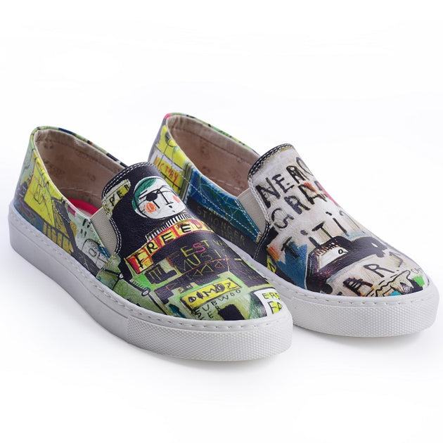  Goby VN4032 Graffiti Women Sneakers Shoes - Goby Shoes UK
