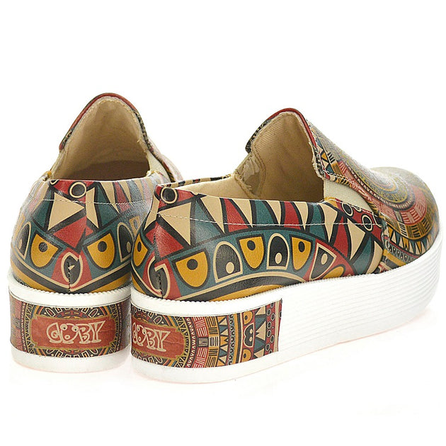  Goby VN4202 Pattern Women Sneakers Shoes - Goby Shoes UK