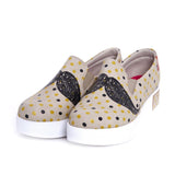 Moustache Slip on Sneakers Shoes VN4208
