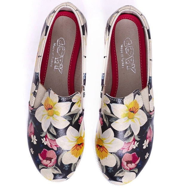  Goby VN4209 Flowers Women Sneakers Shoes - Goby Shoes UK
