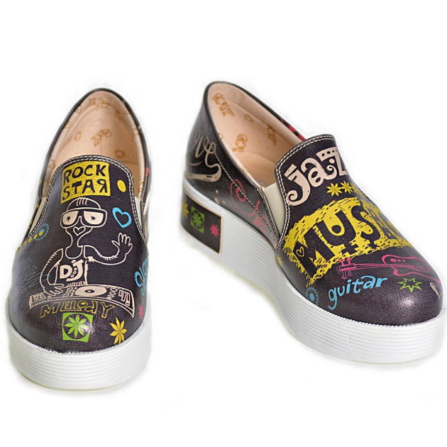  Goby VN4220 Rock Star Women Sneakers Shoes - Goby Shoes UK