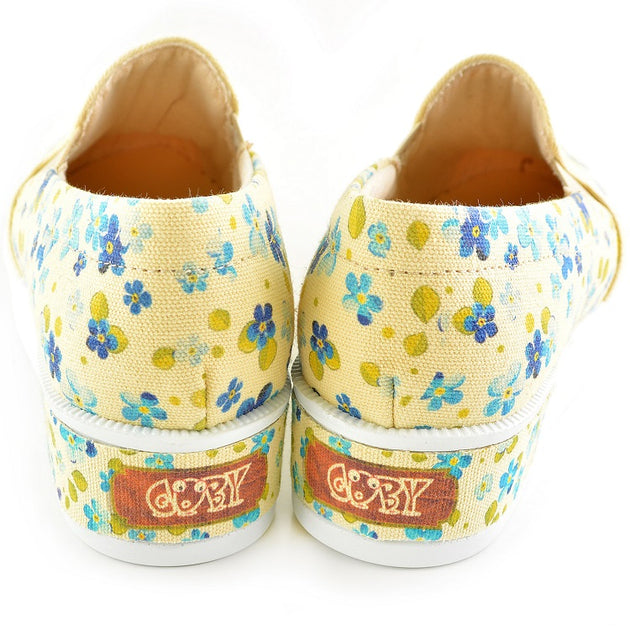  Goby VN4306 Flowers Women Sneakers Shoes - Goby Shoes UK