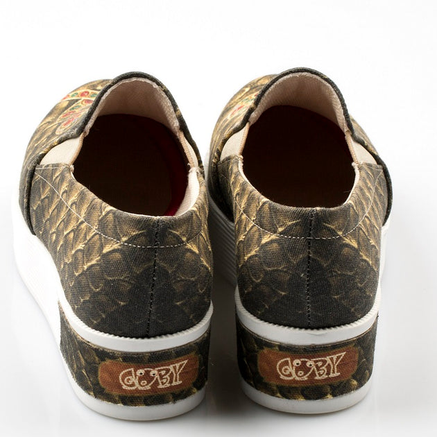  Goby VN4309 Snake Women Sneakers Shoes - Goby Shoes UK