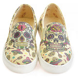  Goby VN4406 Skull Women Sneakers Shoes - Goby Shoes UK