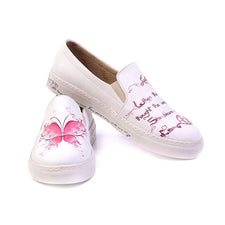  GOBY Butterfly Slip on Sneakers Shoes VN4903 Women Sneakers Shoes - Goby Shoes UK