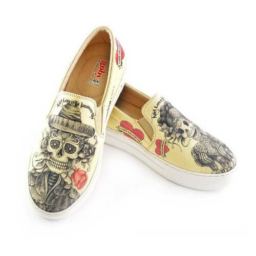 VNY101 Love is Immortal Slip on Sneakers Shoes