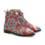  GOBY Colored Pattern Short Boots WFER115 Women Short Boots Shoes - Goby Shoes UK