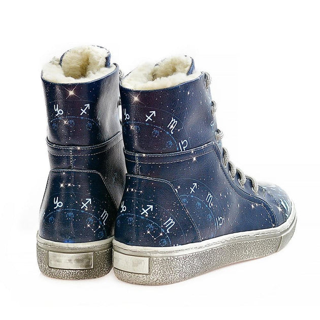  GOBY Astrology Short Boots WJAS118 Women Short Boots Shoes - Goby Shoes UK